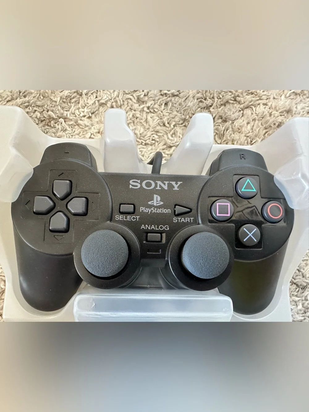 Sony Black PlayStation 2 Dual Shock 2 Wired Analog Controller PS2